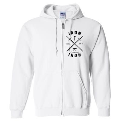 Iron Sharpens Iron Full Zip Hoodie