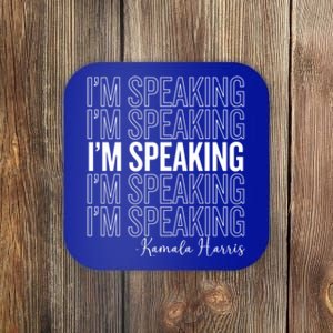 IM Speaking Iconic Kamala Harris 2024 For President Meaningful Gift Coaster