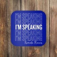 IM Speaking Iconic Kamala Harris 2024 For President Meaningful Gift Coaster