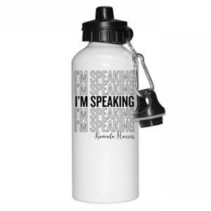 IM Speaking Iconic Kamala Harris 2024 For President Meaningful Gift Aluminum Water Bottle