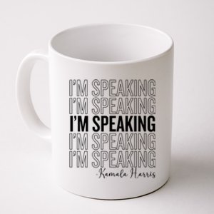 IM Speaking Iconic Kamala Harris 2024 For President Meaningful Gift Coffee Mug