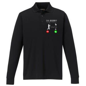 Im Sorry I Missed Your Call I Was On My Other Line Fishing Performance Long Sleeve Polo