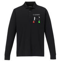 Im Sorry I Missed Your Call I Was On My Other Line Fishing Performance Long Sleeve Polo