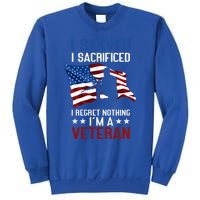 I Served I Sacrificed I Regret Nothing I'm A Veteran Cute Gift Sweatshirt