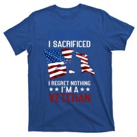 I Served I Sacrificed I Regret Nothing I'm A Veteran Cute Gift T-Shirt