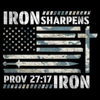 Iron Sharpens Iron Proverbs Bible Verse Christian Sustainable Beanie