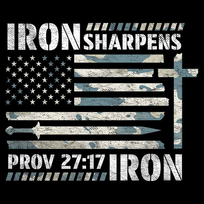 Iron Sharpens Iron Proverbs Bible Verse Christian Sustainable Beanie