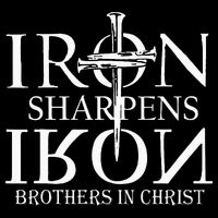 Iron Sharpens Iron Brothers In Christ Stripe Pom Pom Beanie