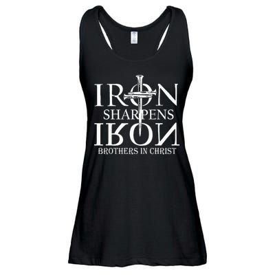 Iron Sharpens Iron Brothers In Christ Ladies Essential Flowy Tank