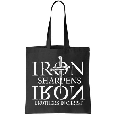 Iron Sharpens Iron Brothers In Christ Bag