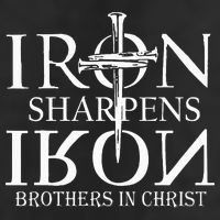 Iron Sharpens Iron Brothers In Christ Golf Towel