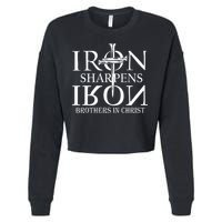 Iron Sharpens Iron Brothers In Christ Cropped Pullover Crew