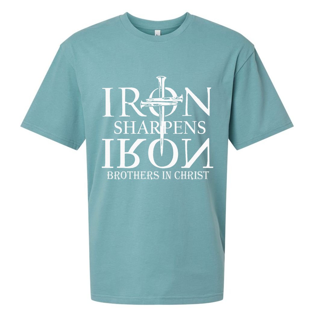 Iron Sharpens Iron Brothers In Christ Sueded Cloud Jersey T-Shirt