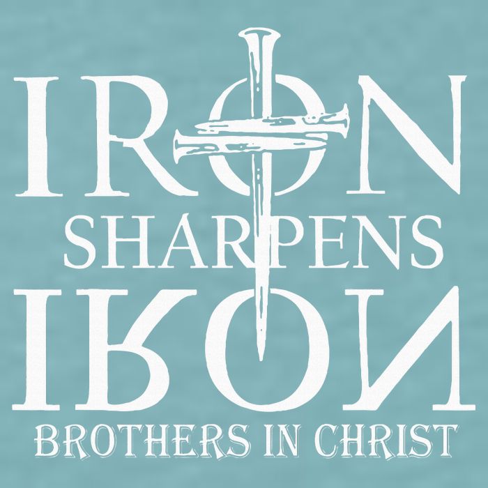 Iron Sharpens Iron Brothers In Christ Sueded Cloud Jersey T-Shirt