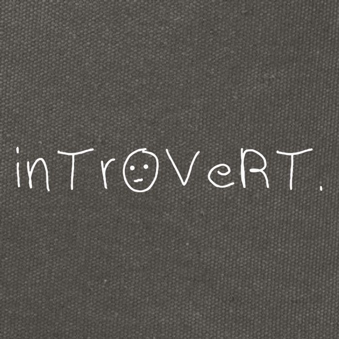 Introvert Shyness Introverts Shy Introverted Cotton Canvas Backpack