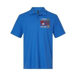 I Served I Sacrificed Us Veteran Awesome Graphic Classic Cool Gift Softstyle Adult Sport Polo