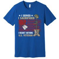 I Served I Sacrificed Us Veteran Awesome Graphic Classic Cool Gift Premium T-Shirt