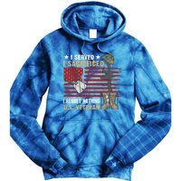 I Served I Sacrificed Us Veteran Awesome Graphic Classic Cool Gift Tie Dye Hoodie