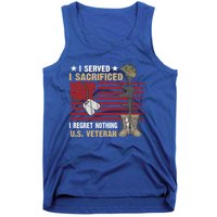 I Served I Sacrificed Us Veteran Awesome Graphic Classic Cool Gift Tank Top