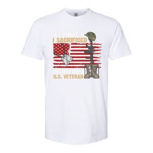 I Served I Sacrificed Us Veteran Awesome Graphic Classic Cool Gift Softstyle CVC T-Shirt