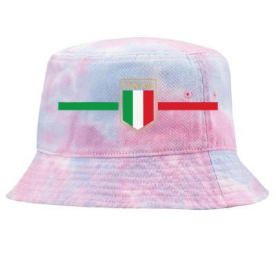 Italy Soccer Italia Football Fan Tie-Dyed Bucket Hat