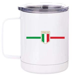 Italy Soccer Italia Football Fan 12 oz Stainless Steel Tumbler Cup