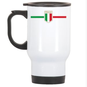 Italy Soccer Italia Football Fan Stainless Steel Travel Mug