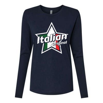 Italian Shirts Italy Flag Shirts Proud Men Italian Womens Cotton Relaxed Long Sleeve T-Shirt