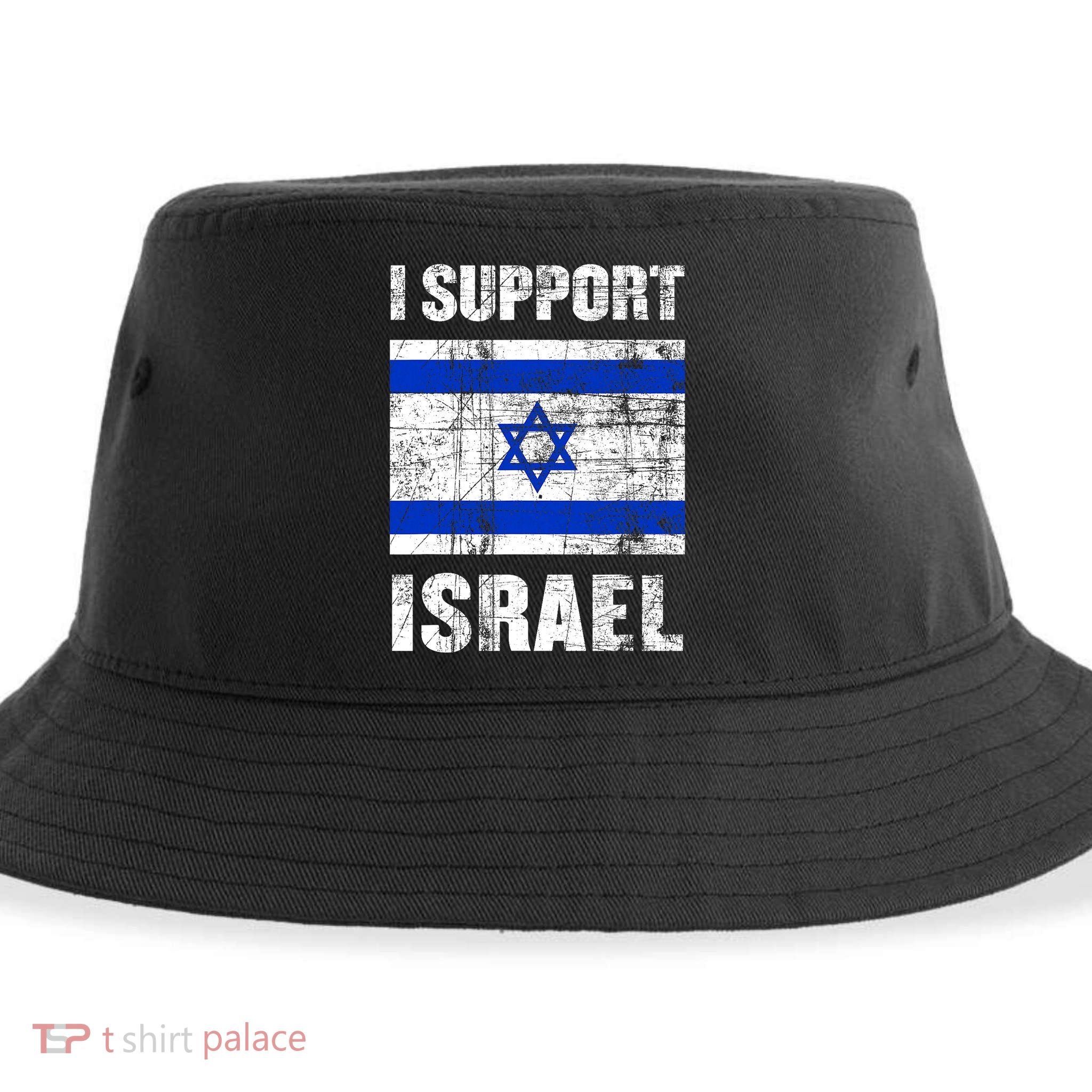 I Support Israel We Stand With Israel I Stand With Israel Sustainable Bucket Hat