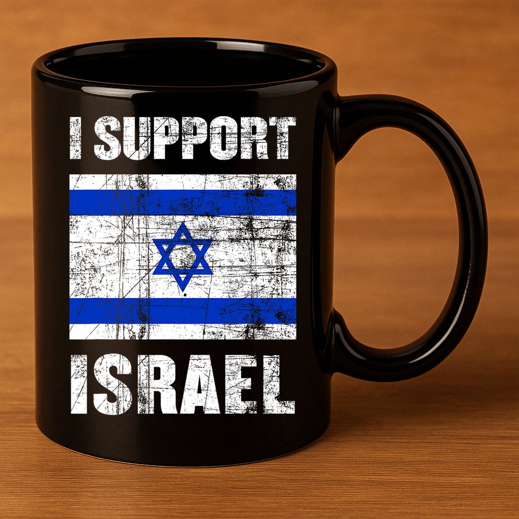 I Support Israel We Stand With Israel I Stand With Israel 11oz C Handle Ceramic Mug