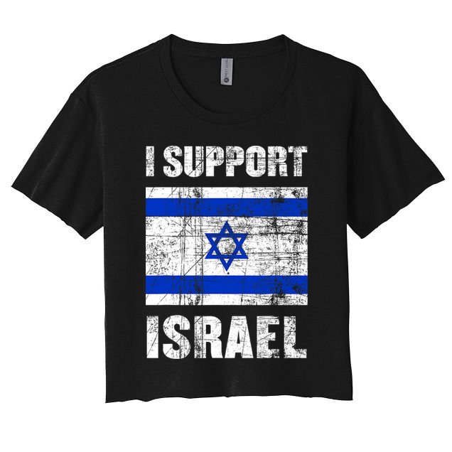 I Support Israel We Stand With Israel I Stand With Israel Crop Top