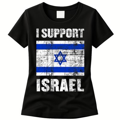 I Support Israel We Stand With Israel I Stand With Israel Womens T-Shirt