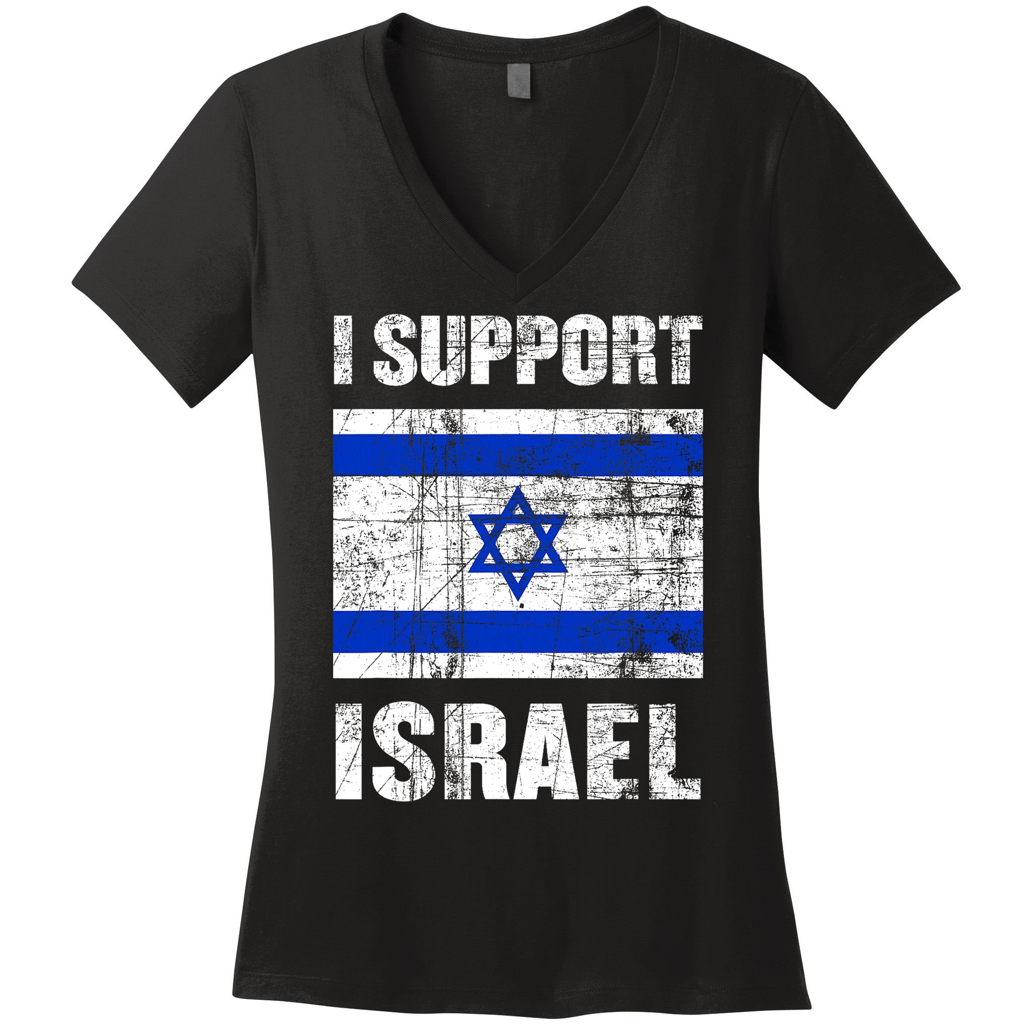 I Support Israel We Stand With Israel I Stand With Israel Women's V-Neck T-Shirt
