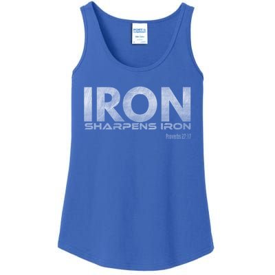 Iron Sharpens Iron Meaningful Gift Ladies Essential Tank