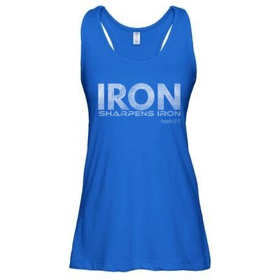 Iron Sharpens Iron Meaningful Gift Ladies Essential Flowy Tank