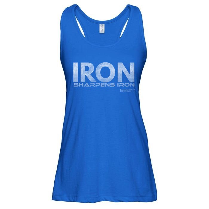 Iron Sharpens Iron Meaningful Gift Ladies Essential Flowy Tank