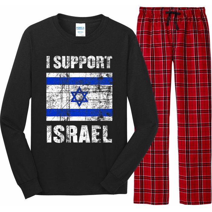 I Support Israel We Stand with Israel I Stand With Israel Long Sleeve Pajama Set