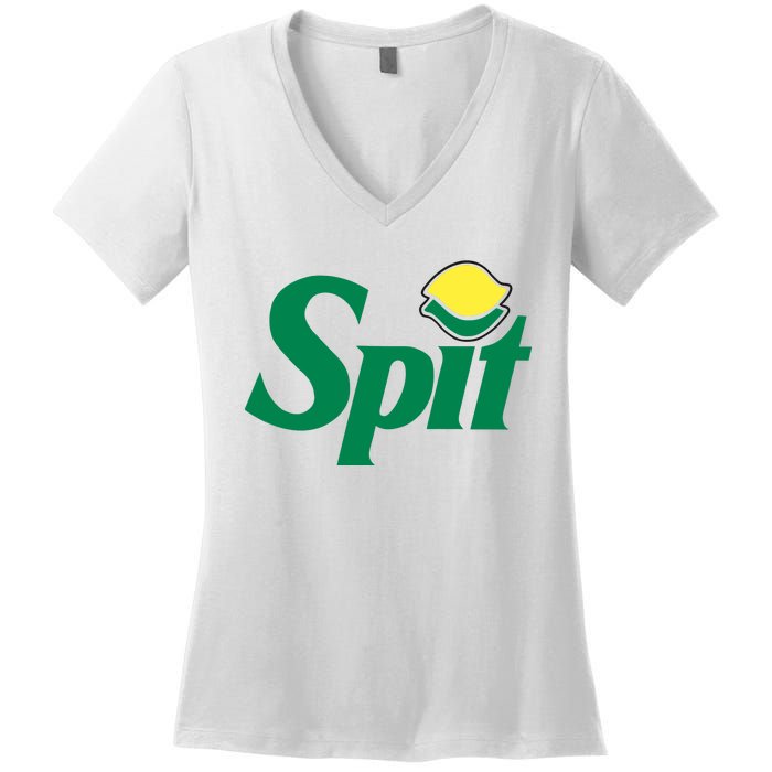 Icyesttwat Spit Women's V-Neck T-Shirt