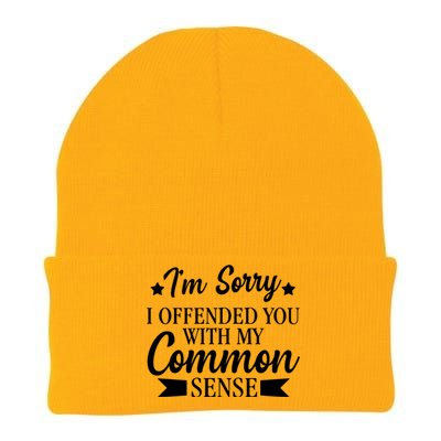 I'm Sorry If I Offended You With My Common Sense Knit Cap Winter Beanie