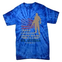 I Served I Sacrificed I Regret Nothing Us Veterans Day Gift Tie-Dye T-Shirt