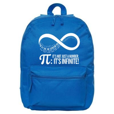 Infinity Symbol ItS Not Just A Number Pi Day Infinity Funny Gift 16 in Basic Backpack