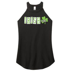 Irish Shamrock Irishish Women's Perfect Tri Rocker Tank