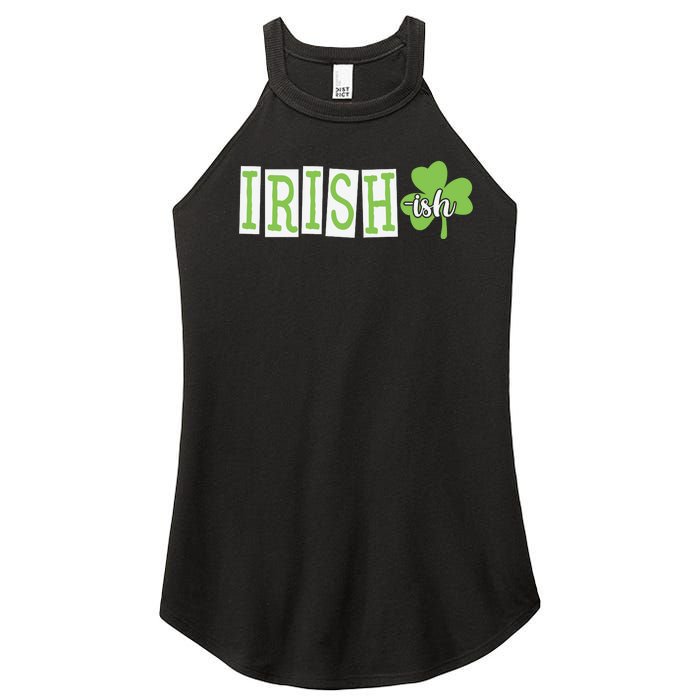 Irish Shamrock Irishish Women's Perfect Tri Rocker Tank