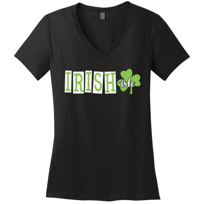 Irish Shamrock Irishish Women's V-Neck T-Shirt