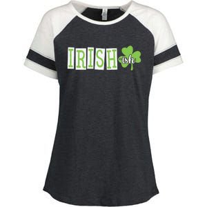 Irish Shamrock Irishish Enza Ladies Jersey Colorblock Tee