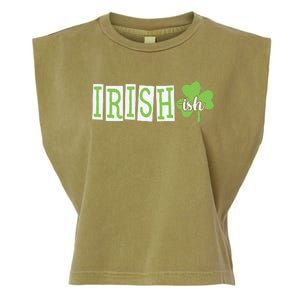 Irish Shamrock Irishish Garment-Dyed Women's Muscle Tee