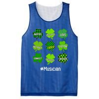 Irish Shamrock Inspire Love Lucky Musician St Patricks Day Gift Mesh Reversible Basketball Jersey Tank