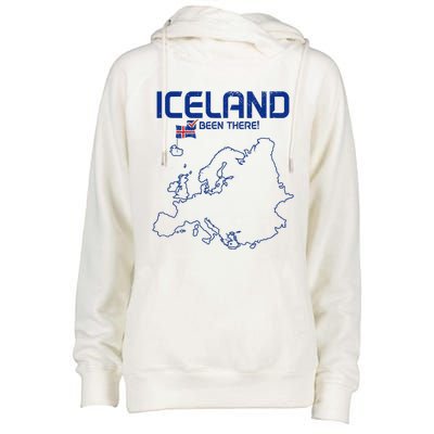 Iceland Souvenir Womens Funnel Neck Pullover Hood