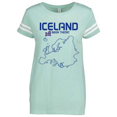 Iceland Souvenir Enza Ladies Jersey Football T-Shirt