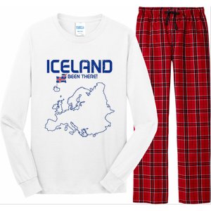 Iceland Souvenir Long Sleeve Pajama Set